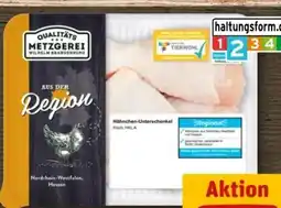 REWE Center Metzgerei Wilhelm Brandenburg Hähnchen Unterschenkel Angebot