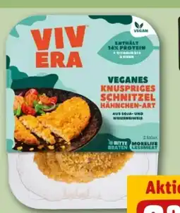 REWE Center Vivera Veganes Knusprige Schnitzel Hähnchen-Art Angebot