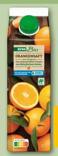 REWE Center Rewe Bio Bio-Orangensaft Angebot