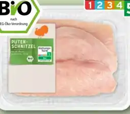 REWE Center Einfach Bio Puten-Schnitzel Angebot