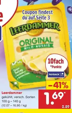 Netto Marken-Discount Leerdammer Original Angebot