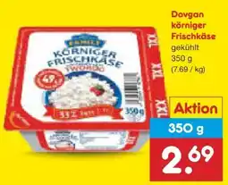 Netto Marken-Discount Dovgan Family Körniger Frischkäse Angebot