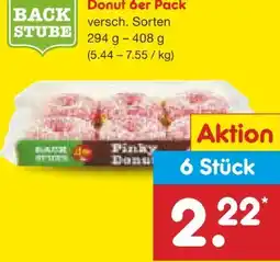 Netto Marken-Discount Netto Backstube Donut 6er Pack Angebot
