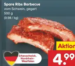 Netto Marken-Discount Spare Ribs Barbecue Gegart Angebot
