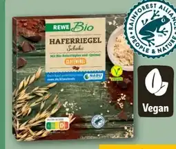 REWE Rewe Bio Haferriegel Schoko vegan Angebot