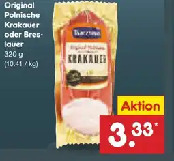 Netto Marken-Discount Tarczyński Original Polnische Krakauer Angebot