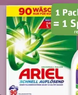 REWE Ariel Vollwaschmittel Pulver Angebot