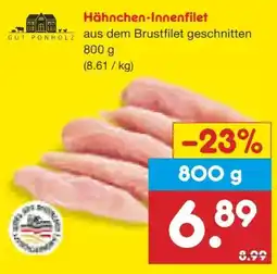 Netto Marken-Discount Gut Ponholz Hähnchen-Innenfilets Angebot