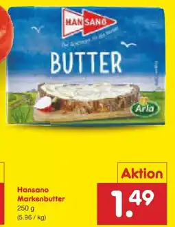 Netto Marken-Discount Hansano Butter Angebot
