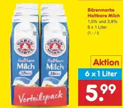 Netto Marken-Discount Bärenmarke Haltbare Milch Angebot