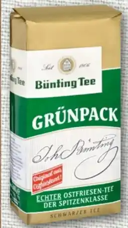 nahkauf Bünting Tee Grünpack Echter Ostfriesen-Tee Angebot