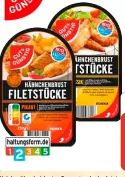 Edeka Gut & Günstig Hähnchenbrust Filetstücke Angebot