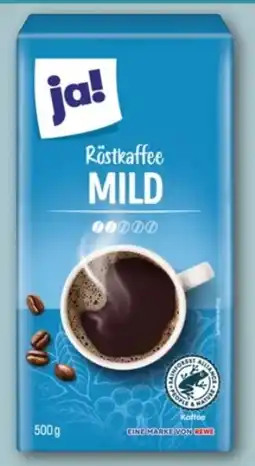 REWE Center ja! Kaffee Angebot