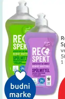 Budni Respekt Spülmittel Angebot