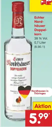 Netto Marken-Discount Echter Nordhäuser Doppelkorn Angebot