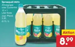 Netto Marken-Discount Spreequell Aktiv Zitrusgrape Angebot