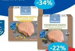 Budni Followfood Thunfisch-Filets in nativem Bio-Olivenöl Extra Angebot