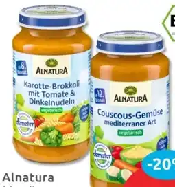 Budni Alnatura Menü Angebot