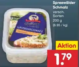 Netto Marken-Discount Golßener Schmalzspezialität Angebot