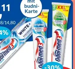 Budni Odol-Med 3 Zahncreme Original Angebot