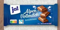 nahkauf ja! Schokolade Alpenvollmilch Angebot