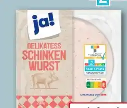 REWE ja! Schinkenwurst Angebot