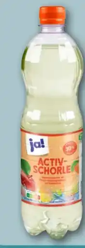 REWE ja! Activ-Schorle Angebot