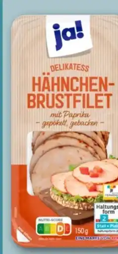 REWE ja! Delikatess Hähnchenbrustfilet Angebot