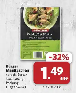 Combi Bürger maultaschen Angebot