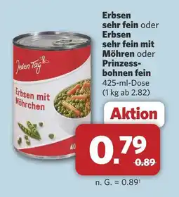 Combi Jeden tag erbsen sehr fein Angebot