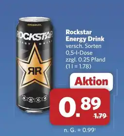Combi Rockstar energy drink Angebot