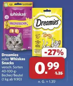 Combi Dreamies dreamies snacks Angebot