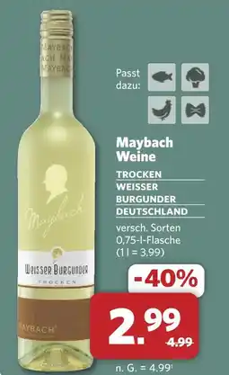 Combi Maybach weißer burgunder trocken Angebot