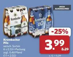 Combi Krombacher pils Angebot