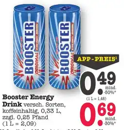 E-Center Booster energy drink Angebot