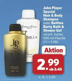 Combi John player special hair & body shampoo Angebot