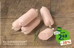 tegut Bio-kalbsleberwurst Angebot