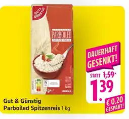 E-Center Gut & günstig parboiled spitzenreis Angebot
