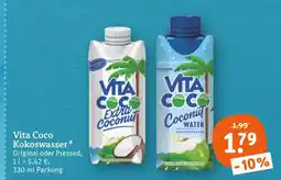 tegut Vita coco kokoswasser original Angebot