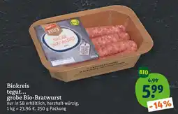 tegut Tegut... grobe bio-bratwurst Angebot