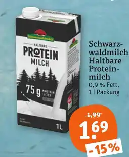 tegut Schwarzwaldmilch haltbare proteinmilch Angebot