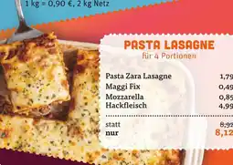 tegut Pasta zara lasagne Angebot