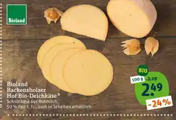 tegut Bioland backensholzer hof bio-deichkäse Angebot