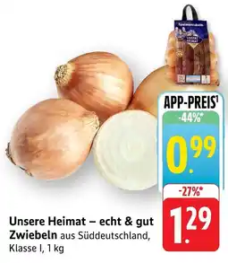 Edeka Unsere heimat zwiebeln Angebot
