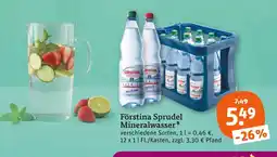 tegut Förstina sprudel mineralwasser Angebot