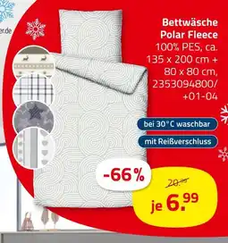 ROLLER Bettwäsche polar fleece Angebot