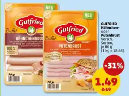 PENNY Gutfried hähnchen- oder putenbrust Angebot