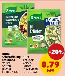 PENNY Knorr salat krönung croutinos oder kräuter Angebot