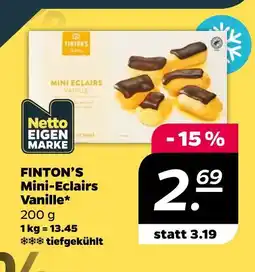 NETTO Finton's mini-eclairs vanille Angebot