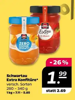 NETTO Schwartau extra konfitüre Angebot